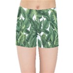 Tropical leaves Kids  Sports Shorts