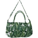 Tropical leaves Removable Strap Handbag