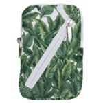 Tropical leaves Belt Pouch Bag (Large)