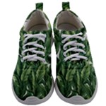Tropical leaves Mens Athletic Shoes