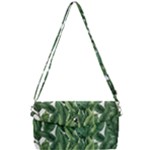 Tropical leaves Removable Strap Clutch Bag