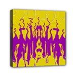 Yellow And Purple In Harmony Mini Canvas 6  x 6  (Stretched)