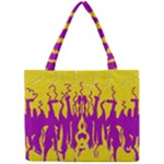 Yellow And Purple In Harmony Mini Tote Bag