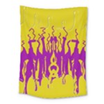 Yellow And Purple In Harmony Medium Tapestry