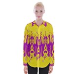Yellow And Purple In Harmony Womens Long Sleeve Shirt