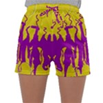 Yellow And Purple In Harmony Sleepwear Shorts