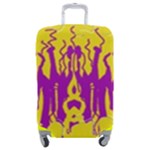 Yellow And Purple In Harmony Luggage Cover (Medium)