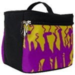 Yellow And Purple In Harmony Make Up Travel Bag (Big)