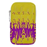 Yellow And Purple In Harmony Waist Pouch (Small)