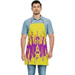Yellow And Purple In Harmony Kitchen Apron
