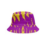 Yellow And Purple In Harmony Inside Out Bucket Hat (Kids)