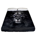 Lion King Of The Jungle Nature Fitted Sheet (Queen Size)
