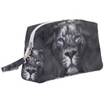 Lion King Of The Jungle Nature Wristlet Pouch Bag (Large)