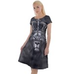 Lion King Of The Jungle Nature Classic Short Sleeve Dress