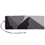 Mountain Wolf Tree Nature Moon Roll Up Canvas Pencil Holder (M)