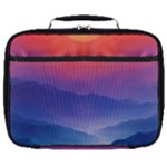 Valley Night Mountains Full Print Lunch Bag