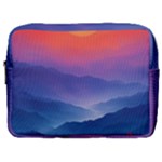 Valley Night Mountains Make Up Pouch (Large)