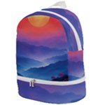Valley Night Mountains Zip Bottom Backpack