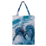 Dolphin Swimming Sea Ocean Classic Tote Bag