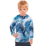 Dolphin Swimming Sea Ocean Kids  Hooded Pullover
