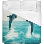 Dolphin Sea Ocean Duvet Cover (King Size)