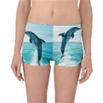 Dolphin Sea Ocean Reversible Boyleg Bikini Bottoms