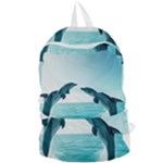 Dolphin Sea Ocean Foldable Lightweight Backpack