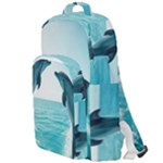 Dolphin Sea Ocean Double Compartment Backpack