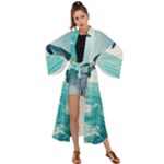 Dolphin Sea Ocean Maxi Kimono