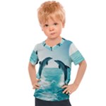 Dolphin Sea Ocean Kids  Sports T-Shirt