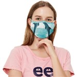 Dolphin Sea Ocean Fitted Cloth Face Mask (Adult)