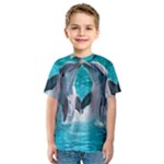Dolphins Sea Ocean Kids  Sport Mesh T-Shirt
