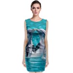 Dolphins Sea Ocean Classic Sleeveless Midi Dress