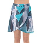 Dolphins Sea Ocean Wrap Front Skirt
