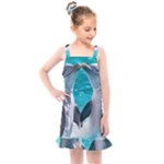 Dolphins Sea Ocean Kids  Overall Dress