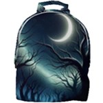 Moon Moonlit Forest Fantasy Midnight Mini Full Print Backpack