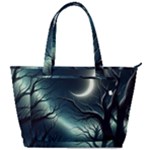 Moon Moonlit Forest Fantasy Midnight Back Pocket Shoulder Bag 
