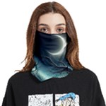Moon Moonlit Forest Fantasy Midnight Face Covering Bandana (Two Sides)