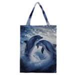 Dolphins Sea Ocean Water Classic Tote Bag
