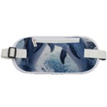 Dolphins Sea Ocean Water Rounded Waist Pouch