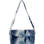 Dolphins Sea Ocean Water Removable Strap Clutch Bag
