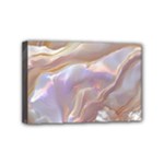 Silk Waves Abstract Mini Canvas 6  x 4  (Stretched)