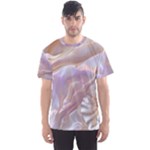 Silk Waves Abstract Men s Sport Mesh T-Shirt