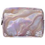 Silk Waves Abstract Make Up Pouch (Medium)