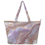 Silk Waves Abstract Full Print Shoulder Bag