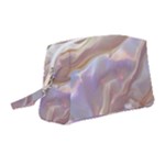 Silk Waves Abstract Wristlet Pouch Bag (Medium)