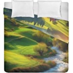 Countryside Landscape Nature Duvet Cover Double Side (King Size)