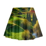 Countryside Landscape Nature Mini Flare Skirt