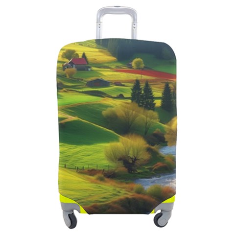 Countryside Landscape Nature Luggage Cover (Medium) from UrbanLoad.com