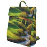 Countryside Landscape Nature Flap Top Backpack